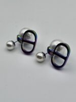 dior modeli incili renkli cd küpe