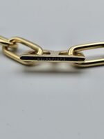 Balenciaga modeli gold bileklik