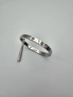Cartier Love modeli gümüş renkli full taş bilezik