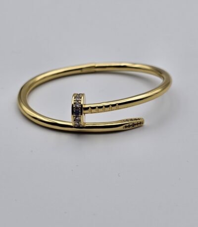 Cartier civi modeli altın gold taşlı bilezik