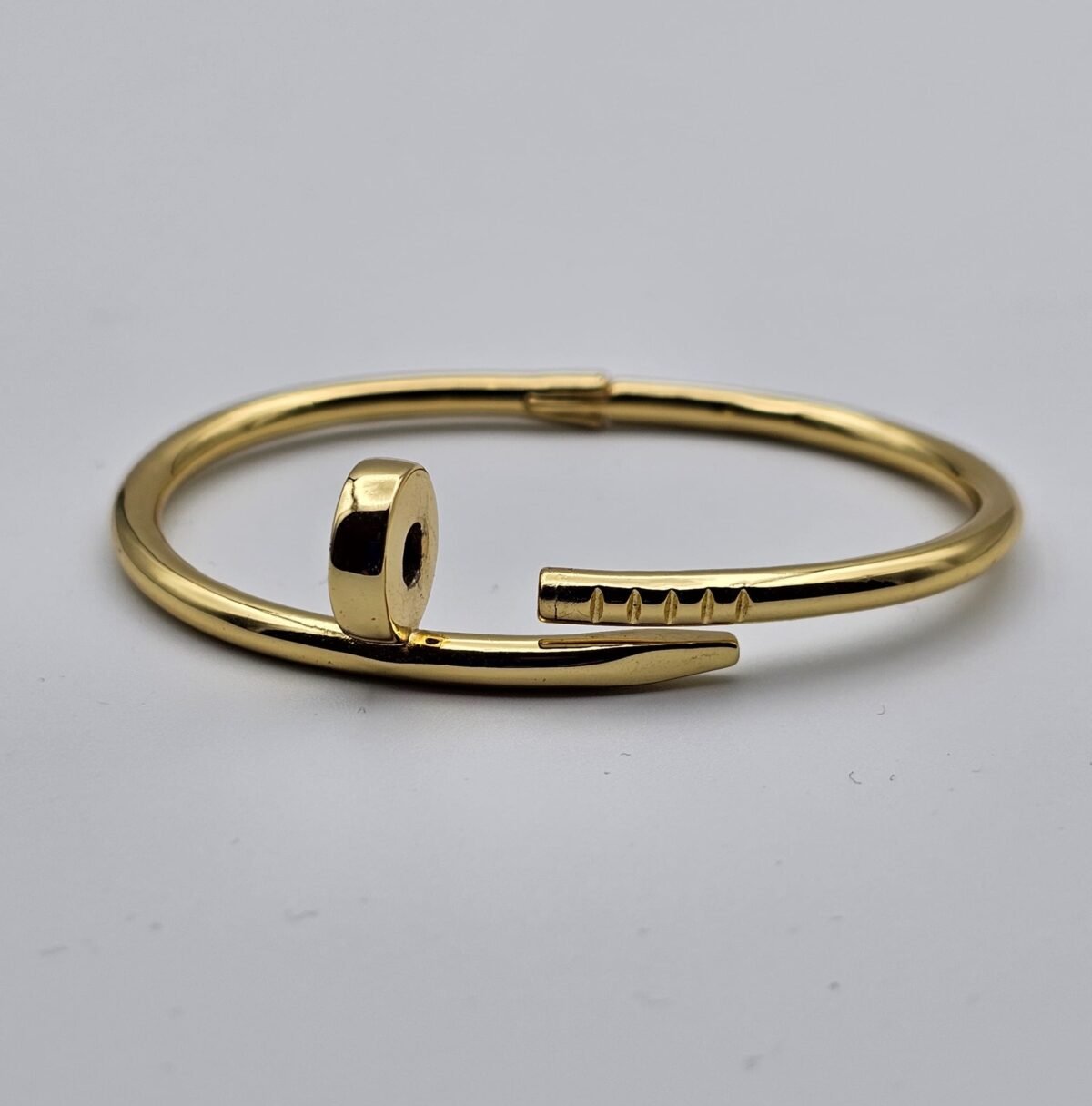 Cartier civi modeli altın gold taşsız bilezik