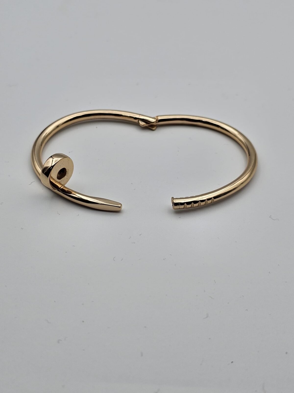 Cartier civi modeli altın gold taşsız bilezik