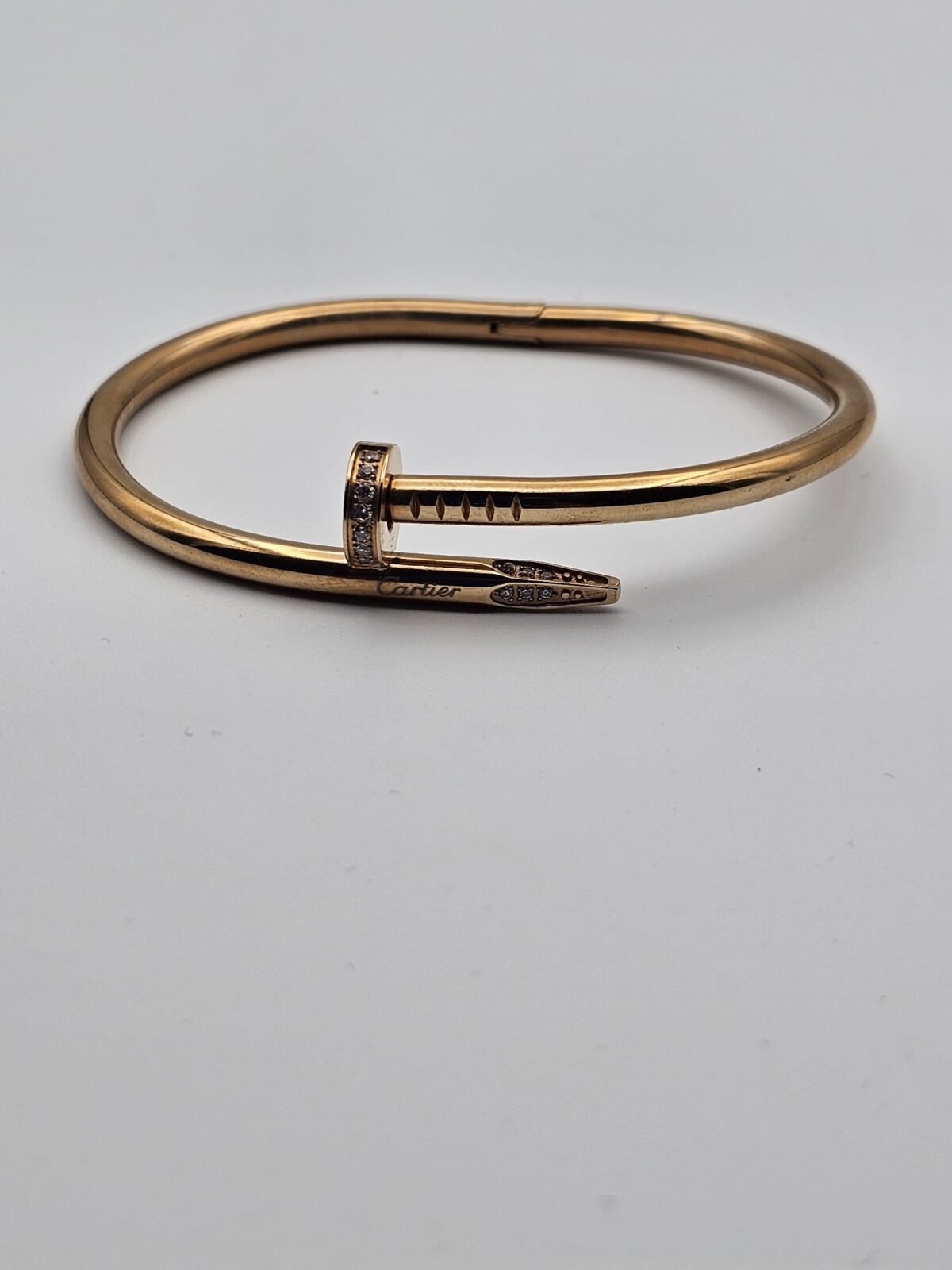 Cartier civi modeli rose gold taşlı bilezik