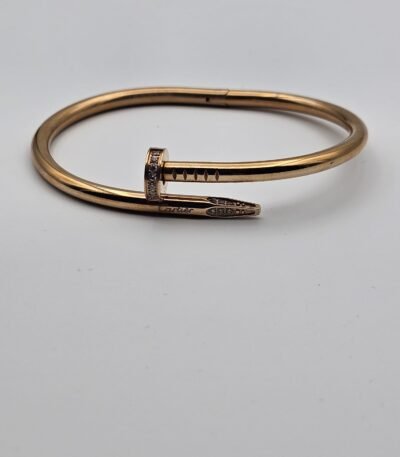 Cartier civi modeli rose gold taşlı bilezik