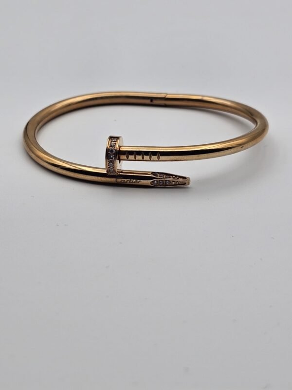 Cartier civi modeli rose gold taşlı bilezik