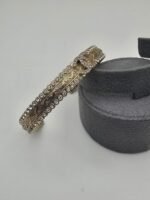 Chanel modeli taşlı light gold cc bileklik