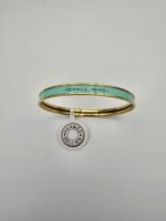 Hermes modeli bangle turkuaz gold h bilezik