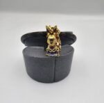 Louis Vuitton modeli derili gold bileklik