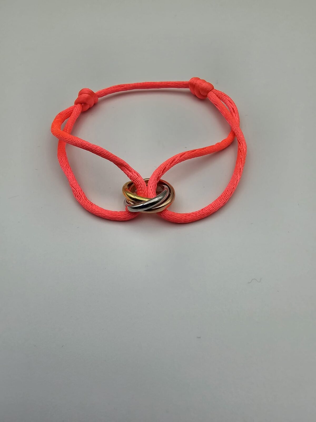 Cartier Trinity modeli altın gold gümüş rose fosfor pembe bileklik