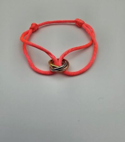 Cartier Trinity modeli altın gold gümüş rose fosfor pembe bileklik