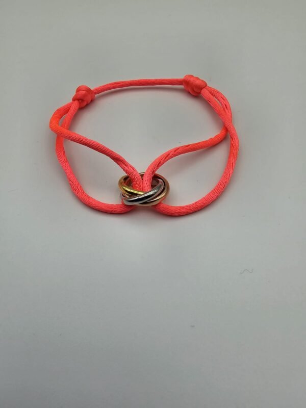 Cartier Trinity modeli altın gold gümüş rose fosfor pembe bileklik