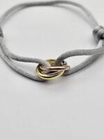 Cartier Trinity modeli altın gold gümüş rose gri bileklik