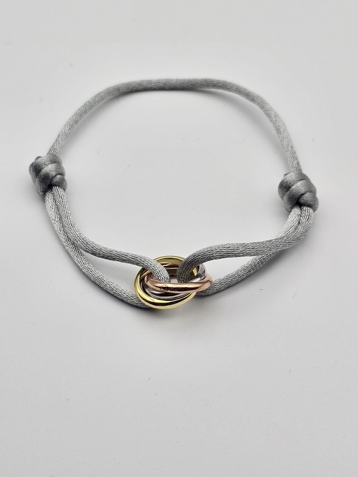 Cartier Trinity modeli altın gold gümüş rose gri bileklik