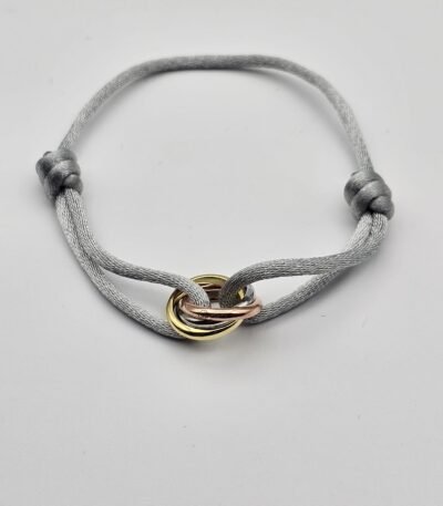 Cartier Trinity modeli altın gold gümüş rose gri bileklik