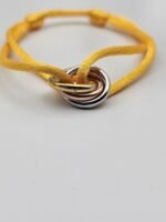 Cartier Trinity modeli altın gold gümüş rose sarı bileklik