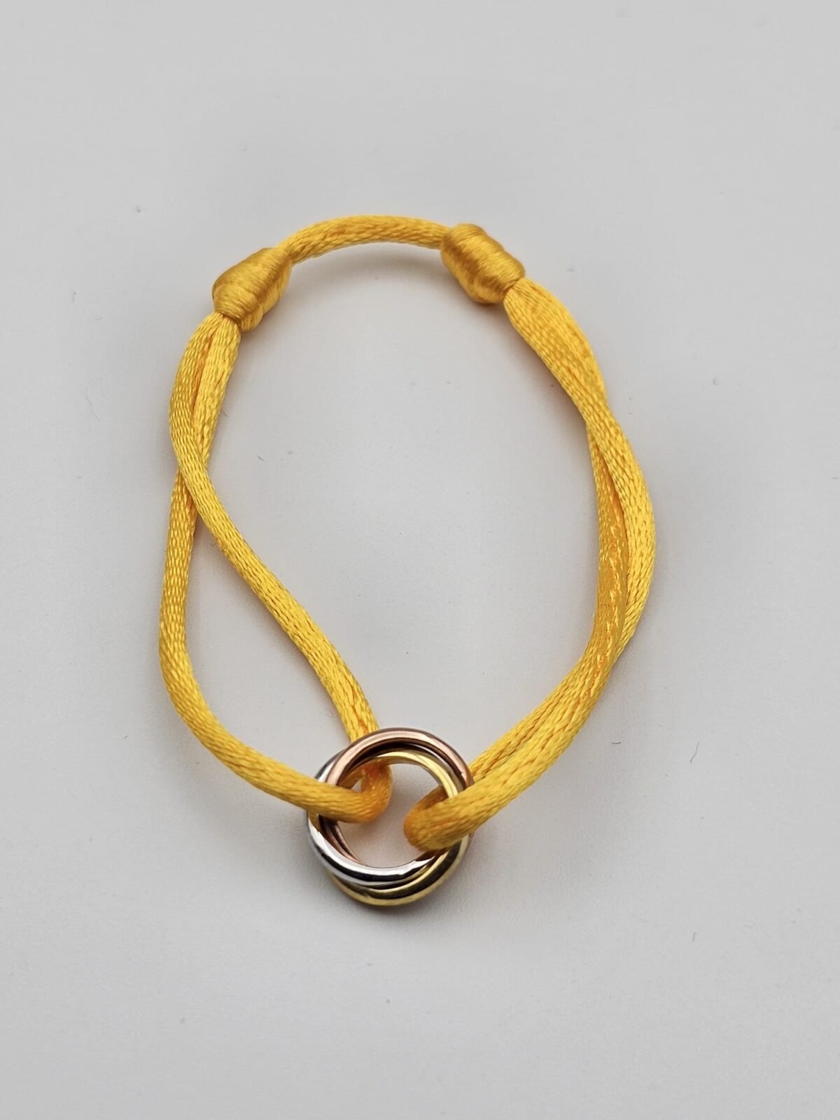 Cartier Trinity modeli altın gold gümüş rose sarı bileklik