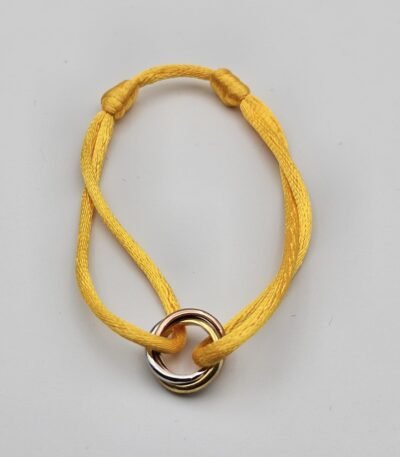 Cartier Trinity modeli altın gold gümüş rose sarı bileklik