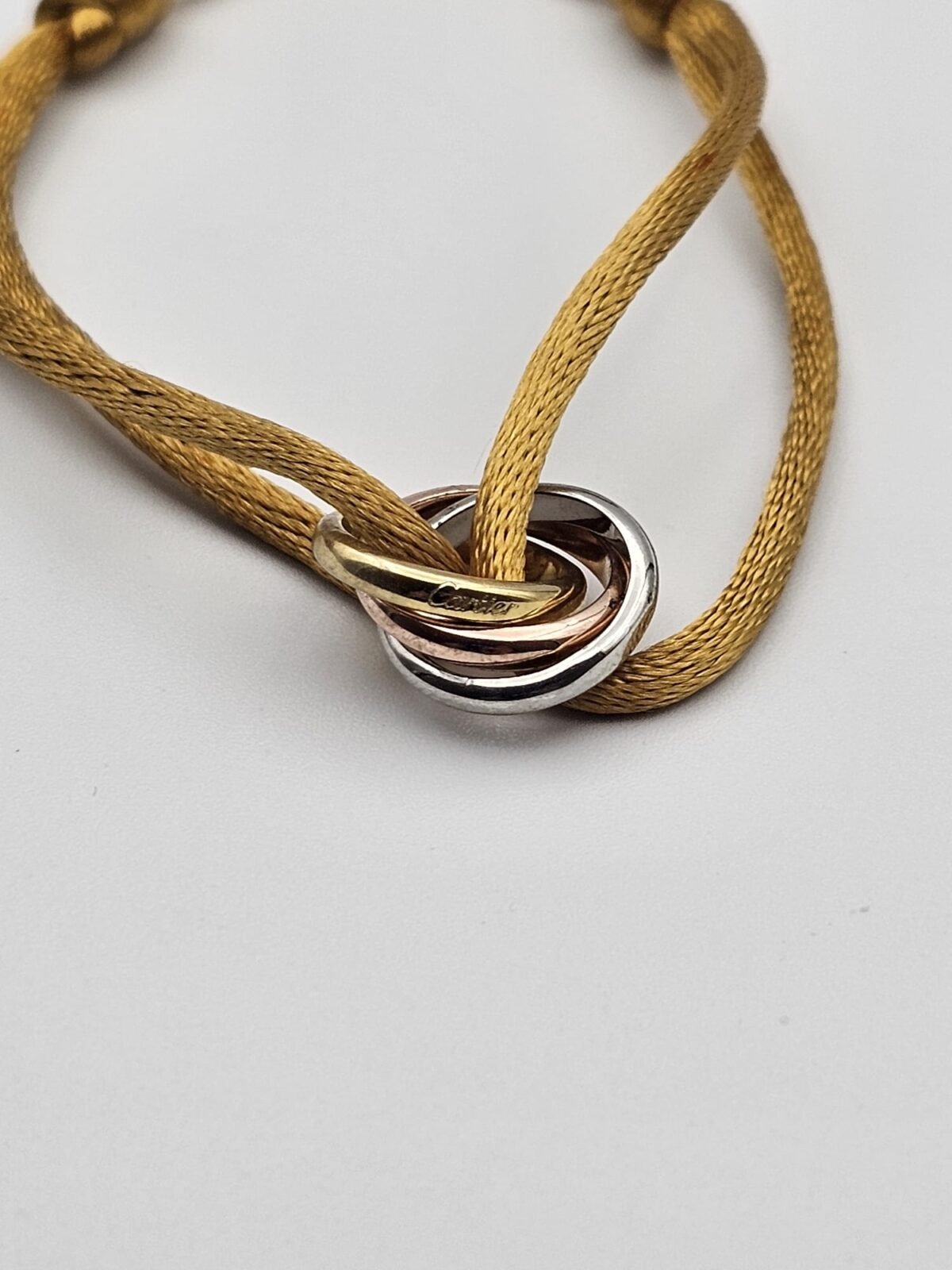 Cartier Trinity modeli altın gold gümüş rose taba bileklik