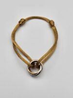 Cartier Trinity modeli altın gold gümüş rose taba bileklik