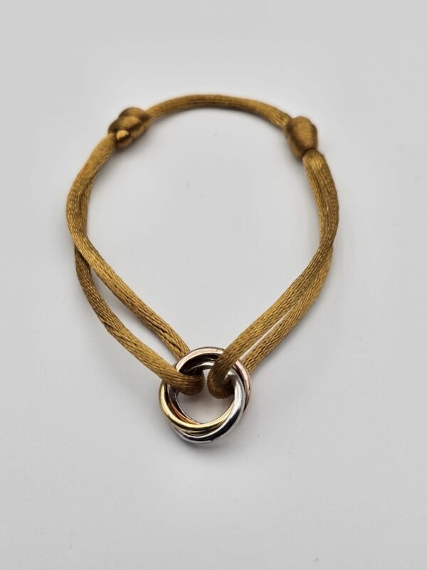 Cartier Trinity modeli altın gold gümüş rose taba bileklik