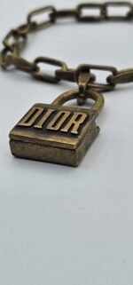 Dior modeli antik gold kilit bileklik